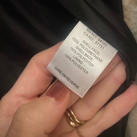 Marc New York by Andrew Marc black trench coat - Picture 6 of 6